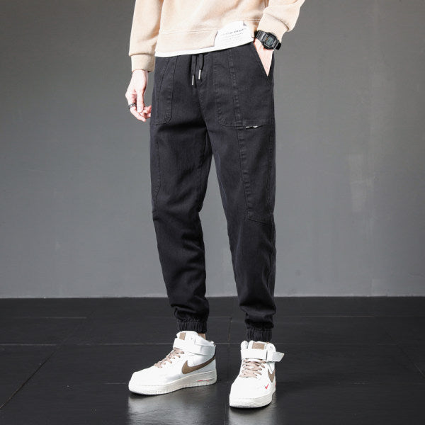 Casual Pants Men's Harem Loose Cargo Trousers - WOMONA.COM