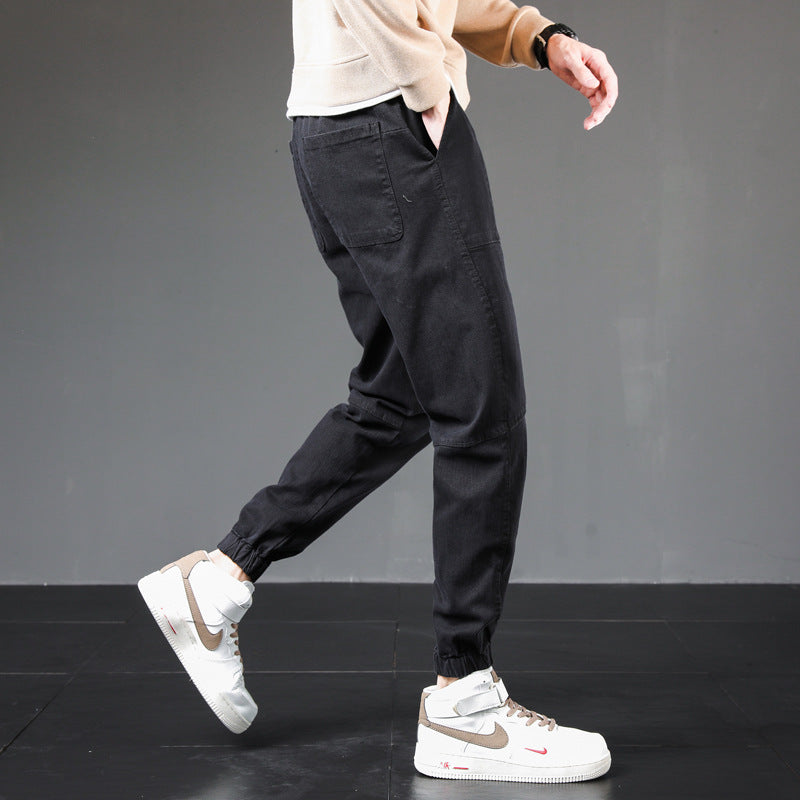 Casual Pants Men's Harem Loose Cargo Trousers - WOMONA.COM