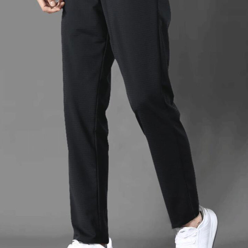 Men's Fashion Ice Silk Mesh Sweatpants - WOMONA.COM