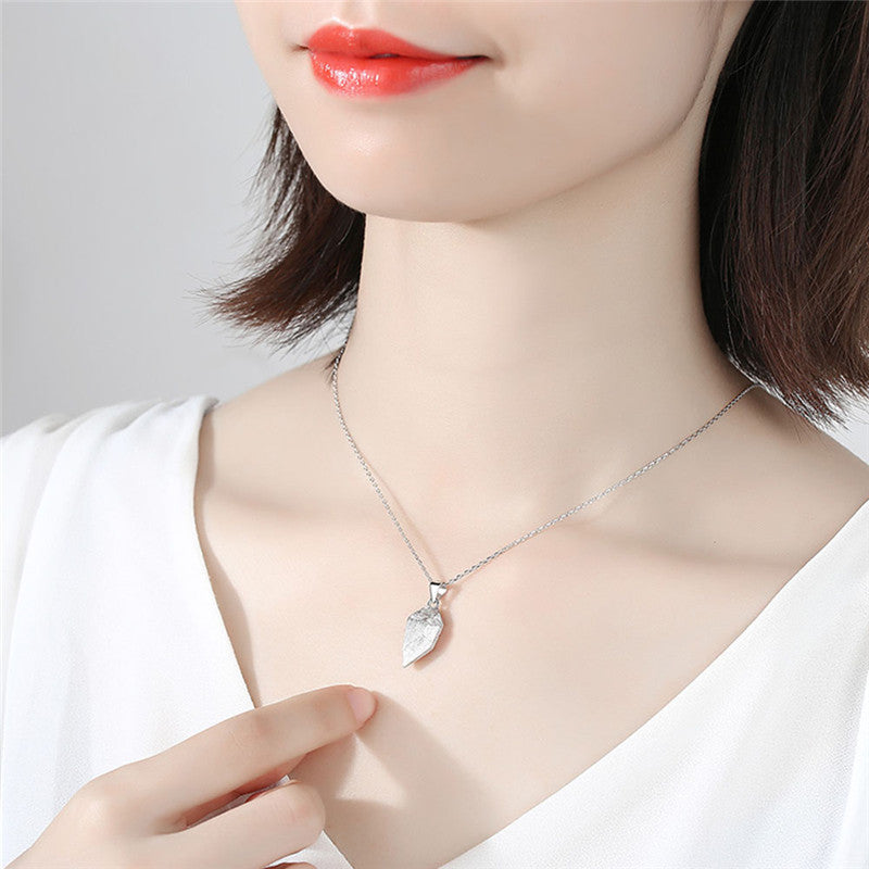 Heartbreak Stitching Clavicle Necklace - WOMONA.COM