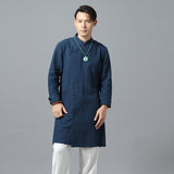 Casual Retro Ethnic Style Ramie Shirt - WOMONA.COM