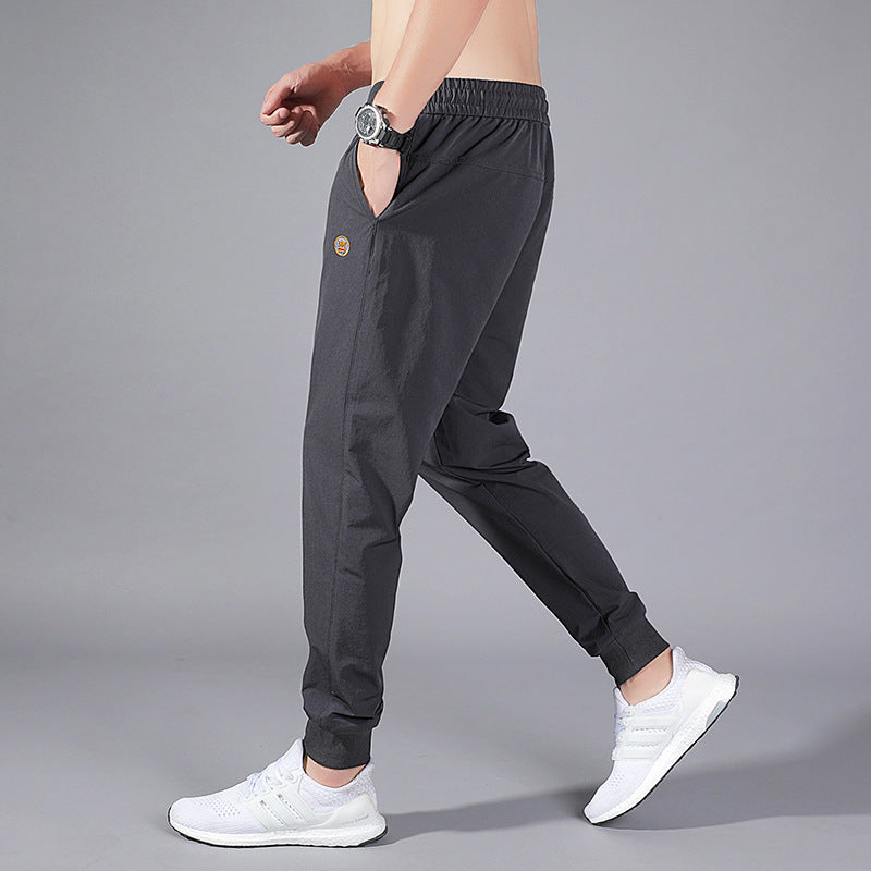 Nine-Point Trousers Tie-Pants - WOMONA.COM