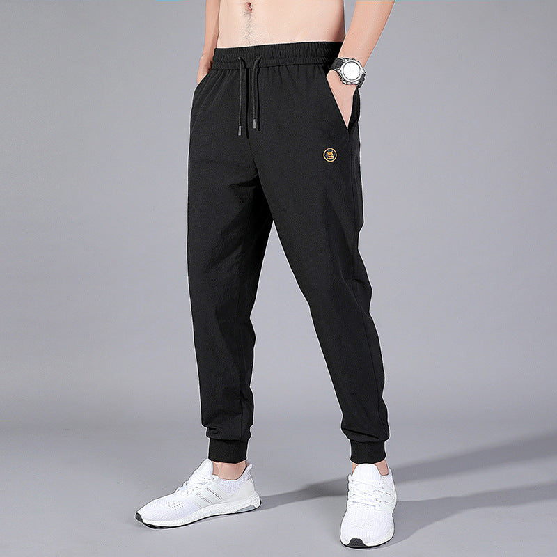 Nine-Point Trousers Tie-Pants - WOMONA.COM