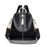 Soft Leather Backpack Fashion - WOMONA.COM