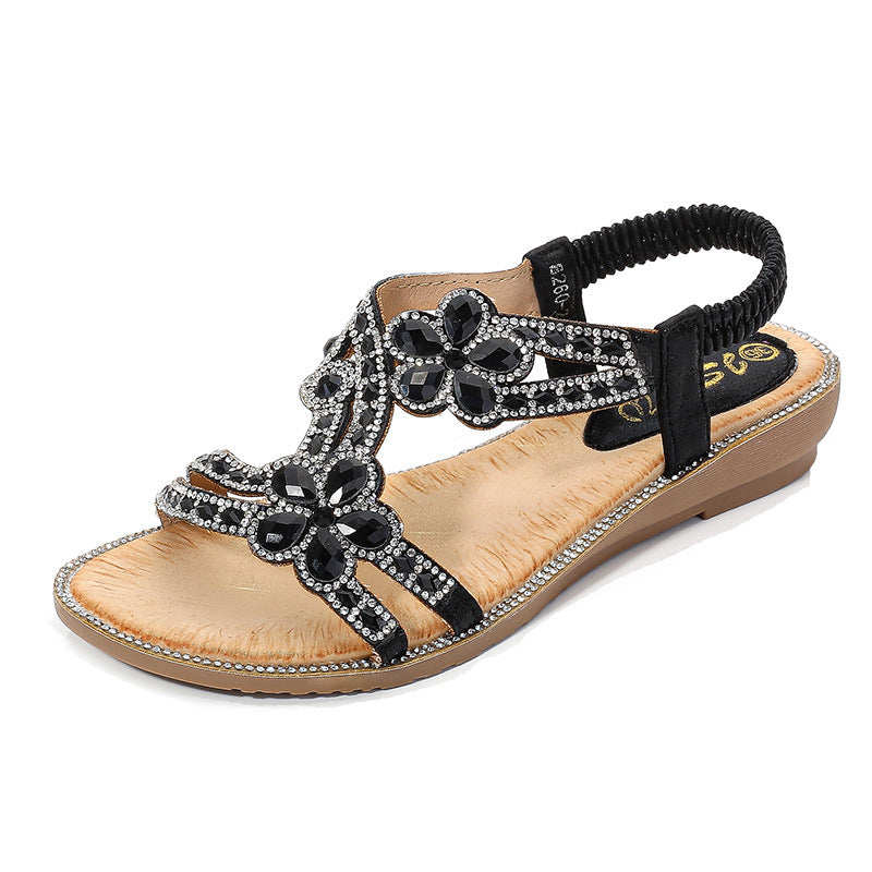 Cross-Border Large Size Flat Sandals - WOMONA.COM