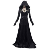 Evil Village Cosplay Costume Vampire Lady Dress Outfits Halloween Carnival Suit - WOMONA.COM