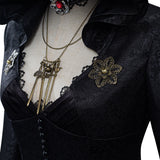 Evil Village Cosplay Costume Vampire Lady Dress Outfits Halloween Carnival Suit - WOMONA.COM