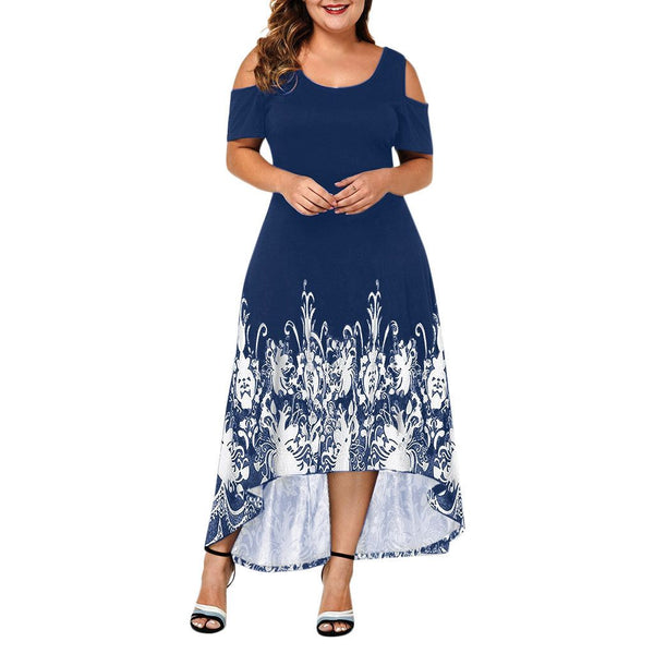 Evening Party Summer Plus Size Maxi Dress - WOMONA.COM