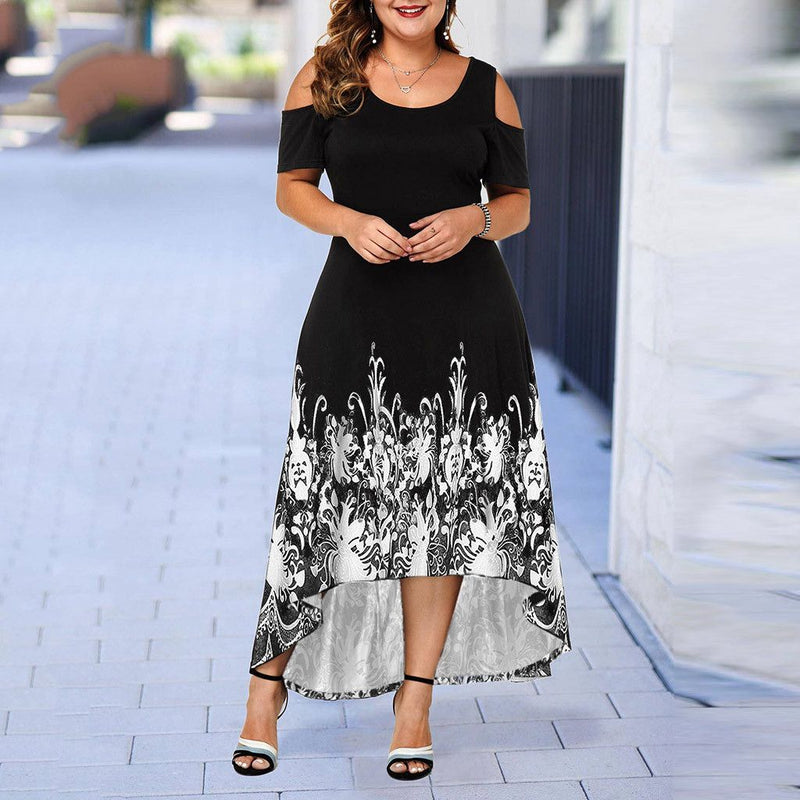 Evening Party Summer Plus Size Maxi Dress - WOMONA.COM