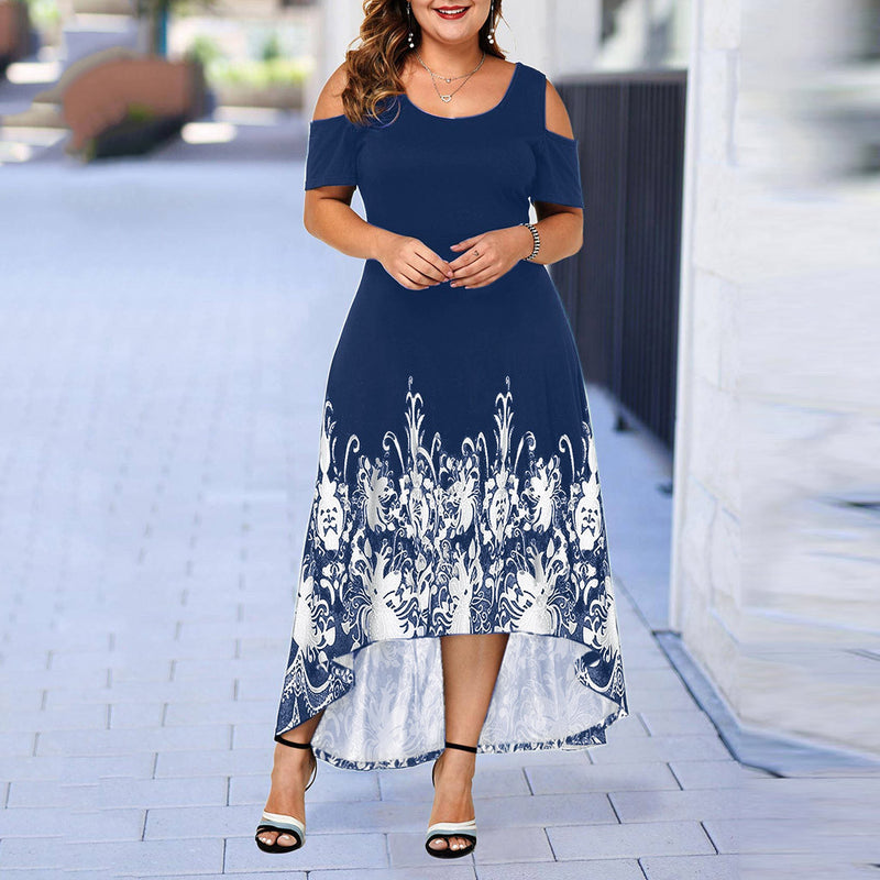 Evening Party Summer Plus Size Maxi Dress - WOMONA.COM