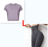 Half-Length Sports Loose Short Sleeves - WOMONA.COM