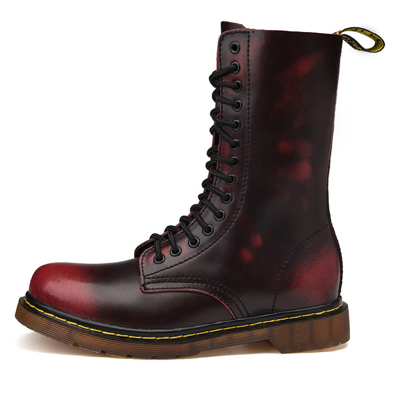 Couple Leather Boots - WOMONA.COM