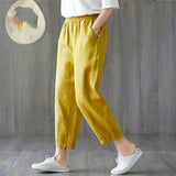 Loose And Thin Waist Pants - WOMONA.COM