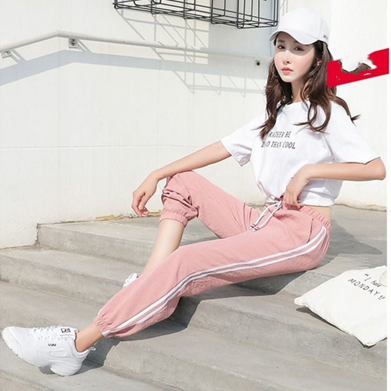 Loose And Thin Waist Pants - WOMONA.COM