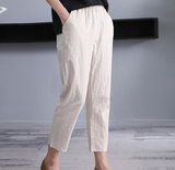 Loose And Thin Waist Pants - WOMONA.COM