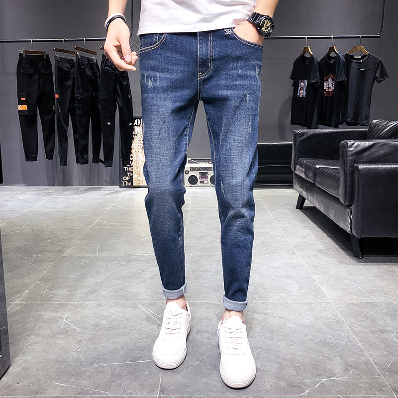 Slim Feet Young Long Jeans Men - WOMONA.COM