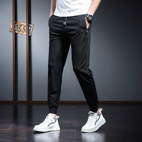 Men's Ice Silk Thin Casual Pants - WOMONA.COM