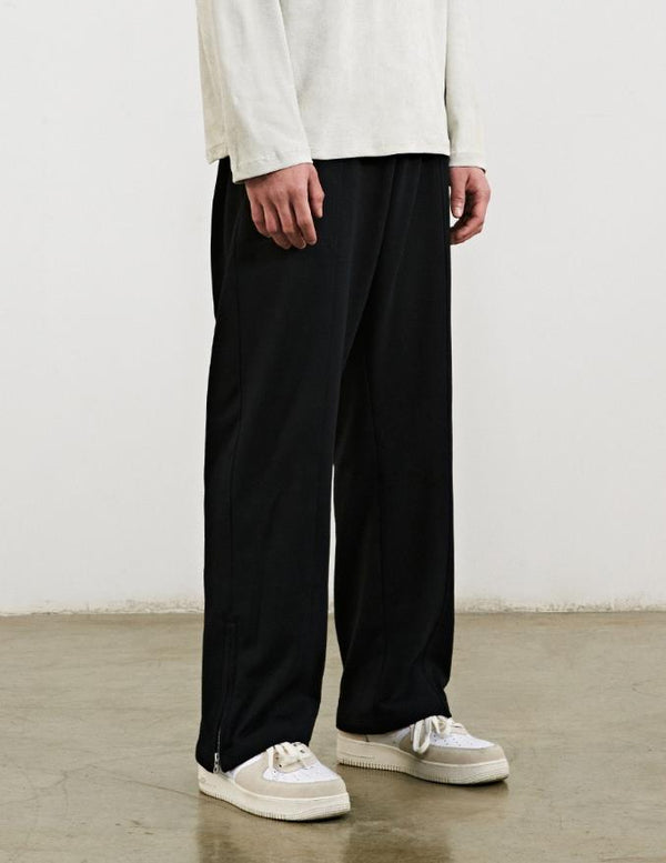 Straight Loose Zipper Guard Pants - WOMONA.COM