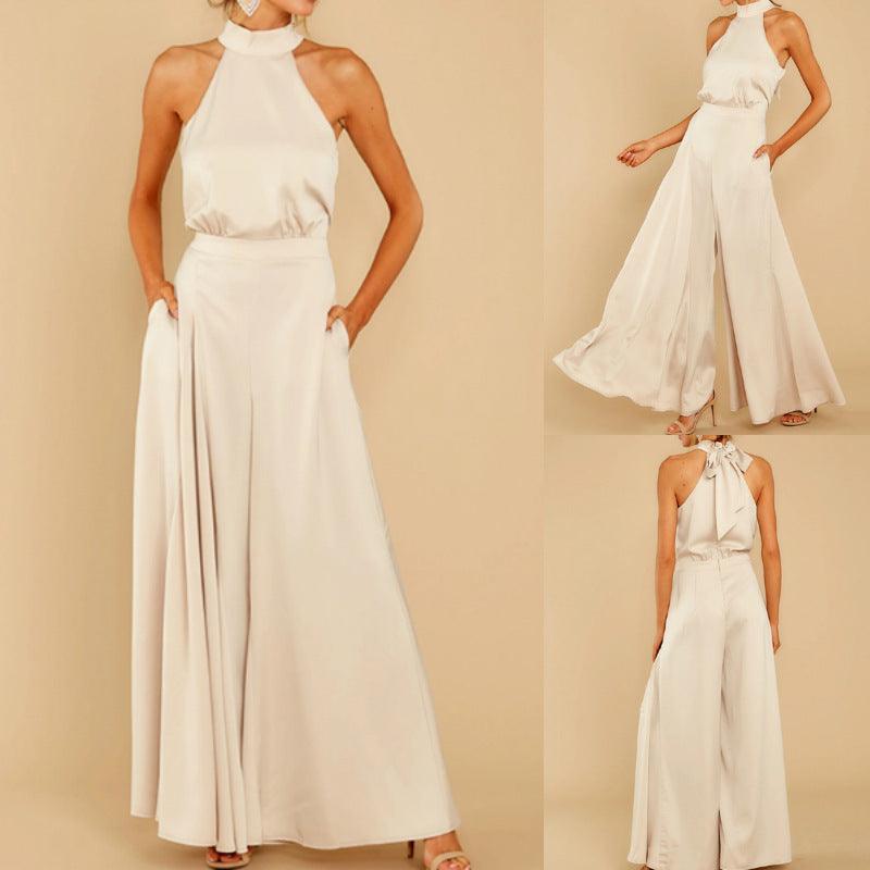 Off-shoulder Jumpsuit - WOMONA.COM