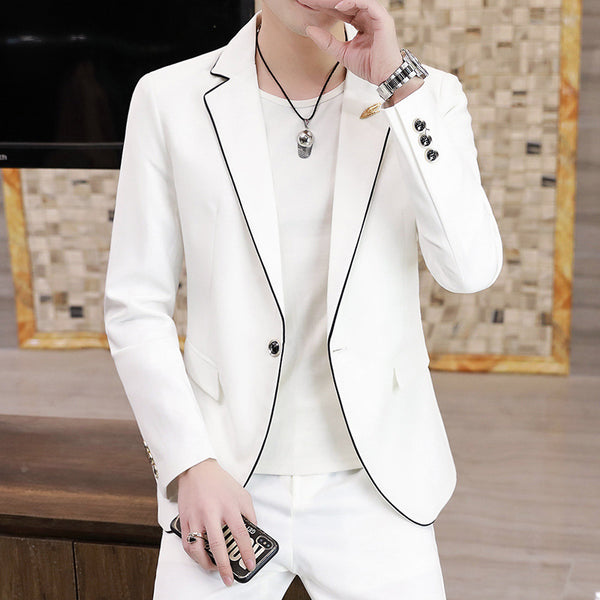 Korean Style Small Suits Men's - WOMONA.COM