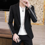 Korean Style Small Suits Men's - WOMONA.COM