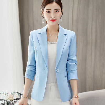 Spring New Korean Version Of Thin Business Jacket Suits - WOMONA.COM