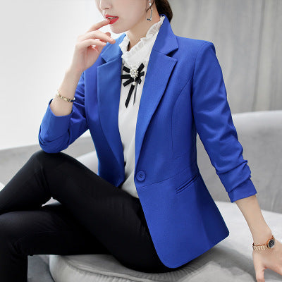 Spring New Korean Version Of Thin Business Jacket Suits - WOMONA.COM