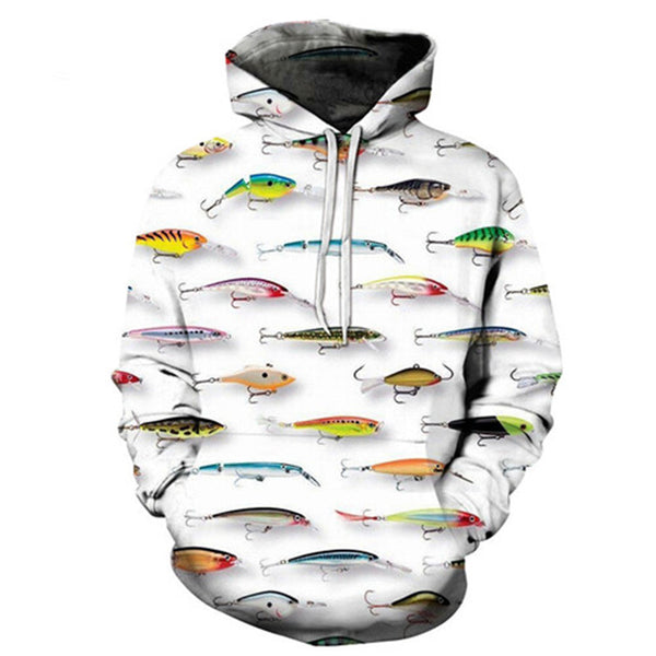 Fish Sweatshirt 3D Print Hoodie - WOMONA.COM