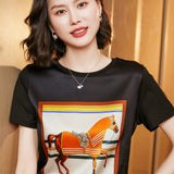 Silk Short-sleeved - WOMONA.COM