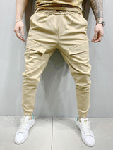 Tie Rope Woven Trousers For Men - WOMONA.COM