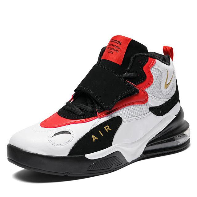 Air-Cushion Leather Sneakers Men's - WOMONA.COM