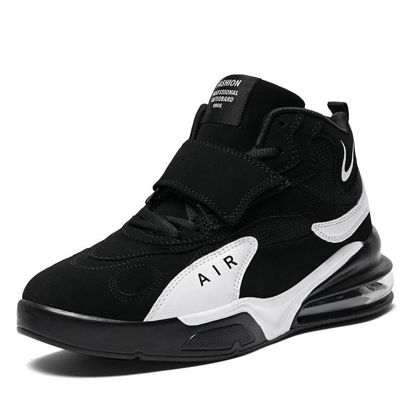Air-Cushion Leather Sneakers Men's - WOMONA.COM