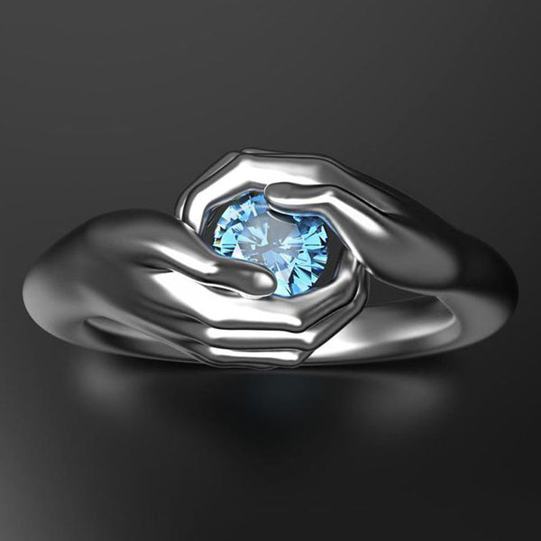 Engagement Silver Color Ring - WOMONA.COM