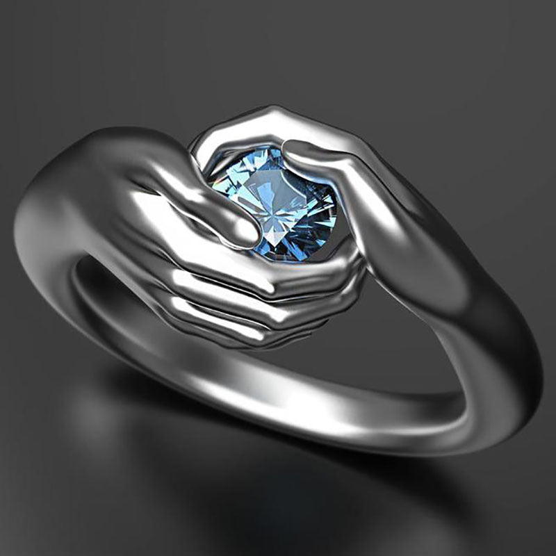 Engagement Silver Color Ring - WOMONA.COM