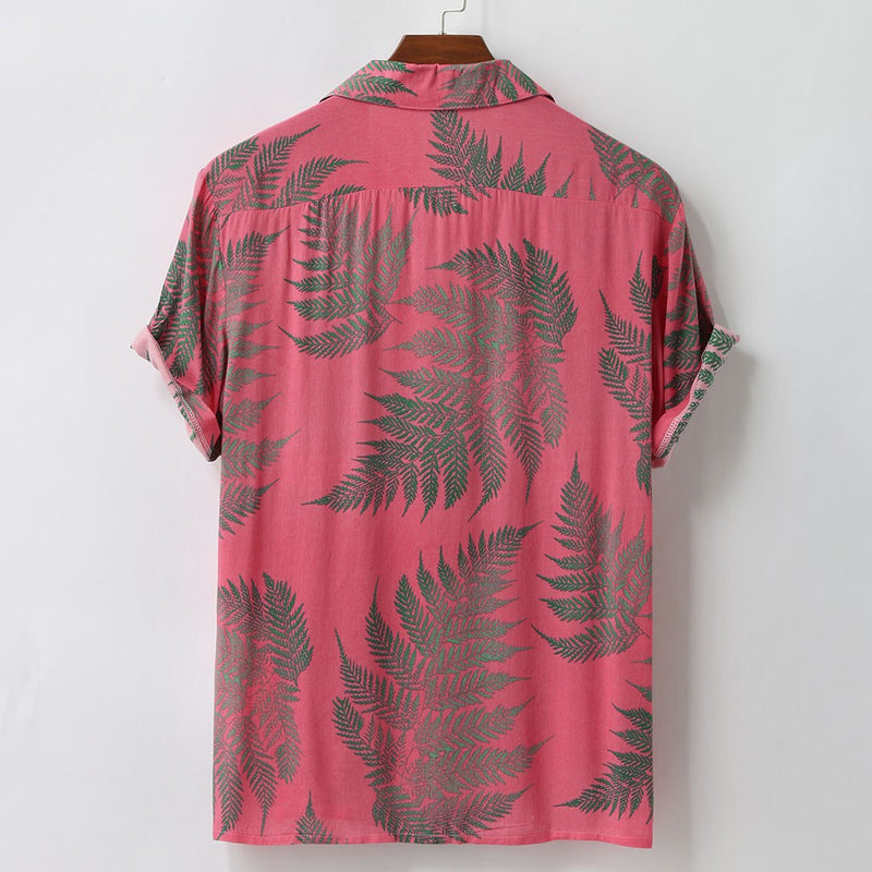 Smmer Men Hawaiian Shirt - WOMONA.COM