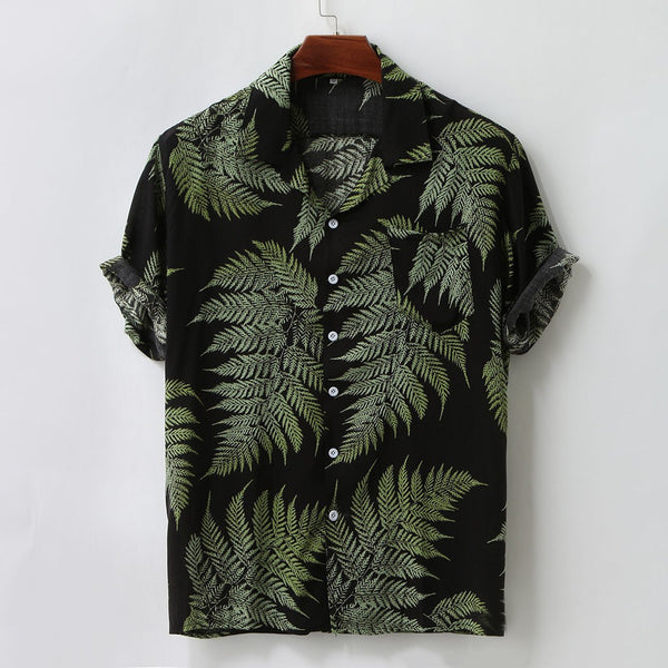 Smmer Men Hawaiian Shirt - WOMONA.COM