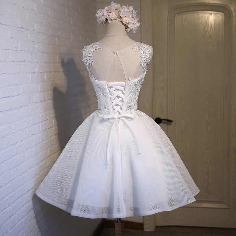 New Short Bridesmaid Dress - WOMONA.COM