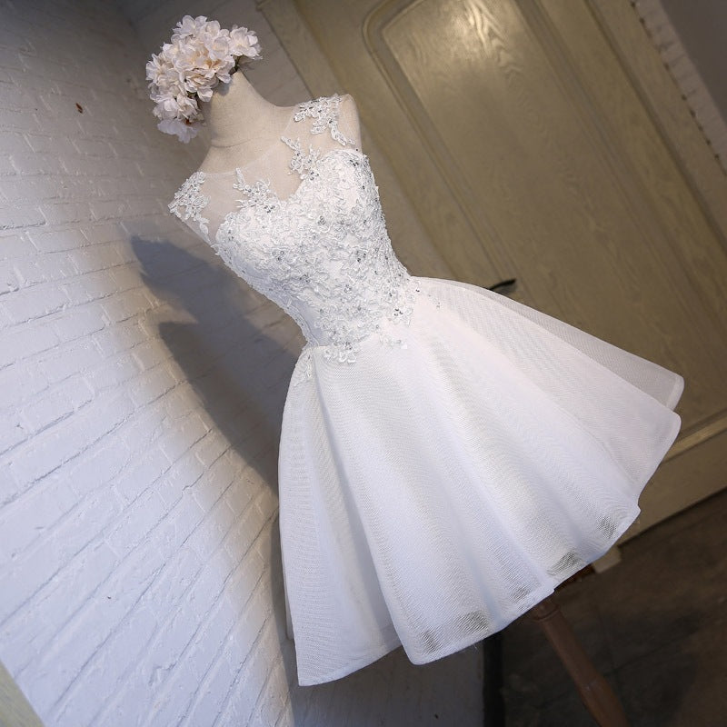 New Short Bridesmaid Dress - WOMONA.COM