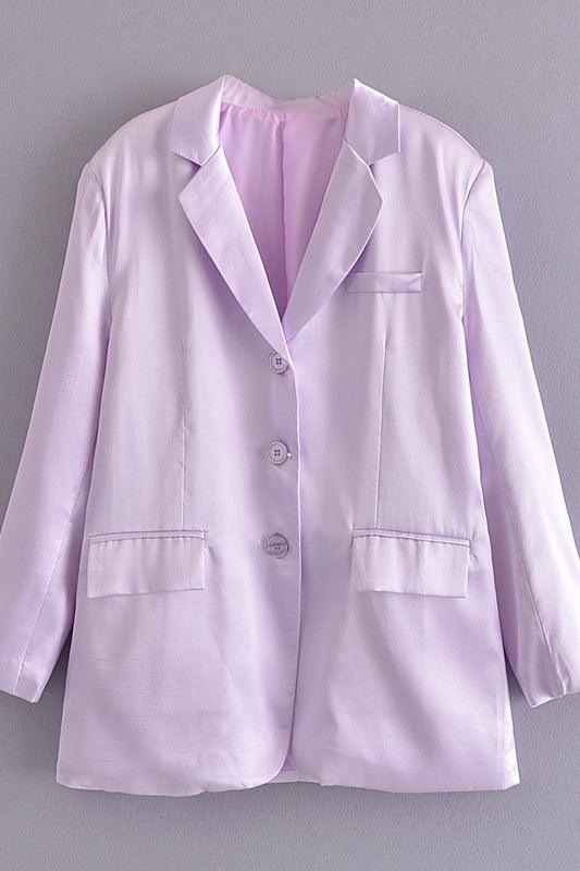 Single-breasted Casual top - WOMONA.COM