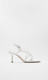 Stiletto Toe Buckle Sandals - WOMONA.COM