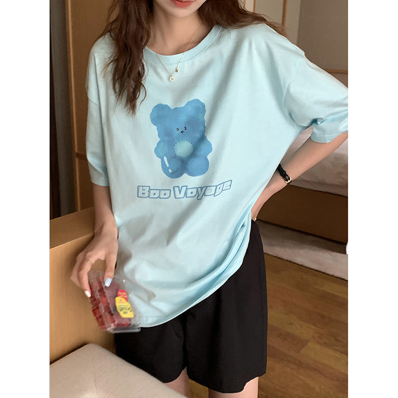 Summer Korean Style Casual Top - WOMONA.COM