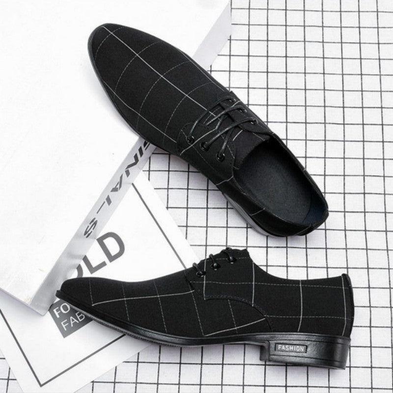 Breathable Leisure Business Canvas Formal Shoes - WOMONA.COM