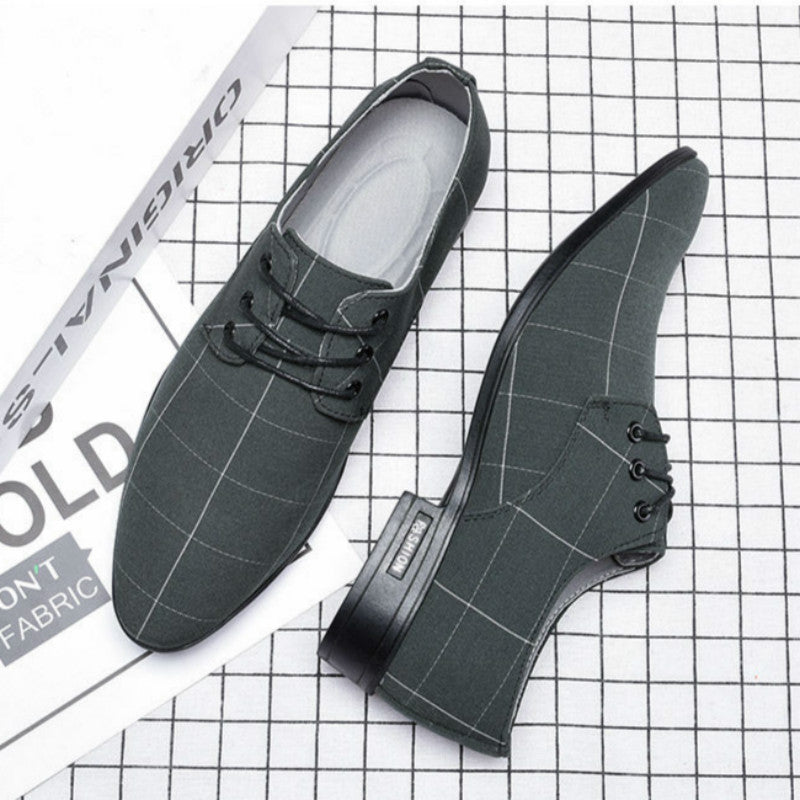 Breathable Leisure Business Canvas Formal Shoes - WOMONA.COM