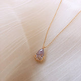 Crystal Water Drop Pendant - WOMONA.COM