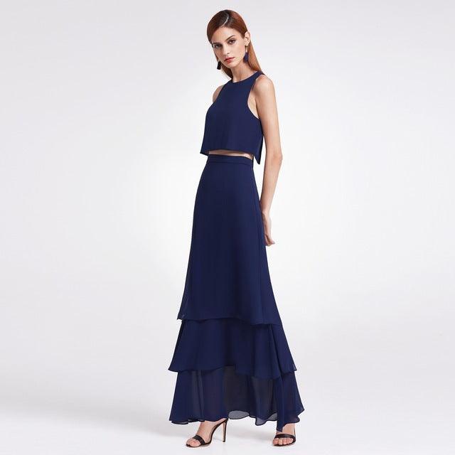 Chiffon Bridesmaid Dress - WOMONA.COM