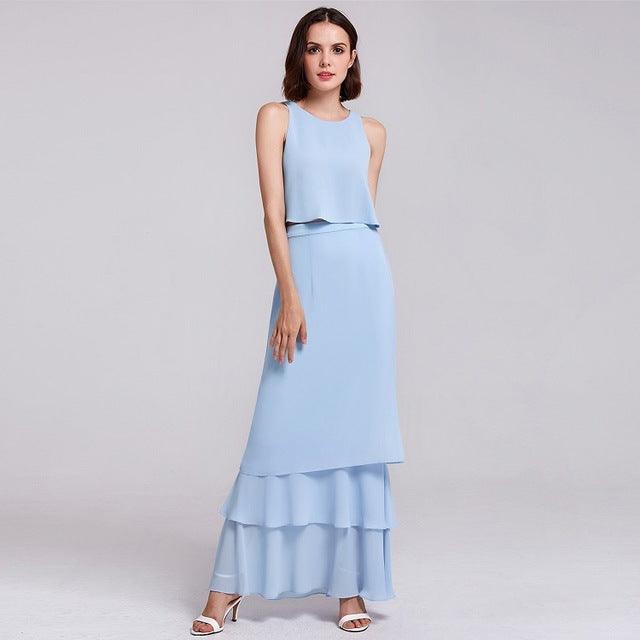 Chiffon Bridesmaid Dress - WOMONA.COM