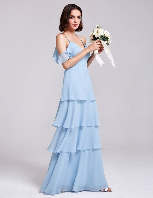 Chiffon Bridesmaid Dress - WOMONA.COM