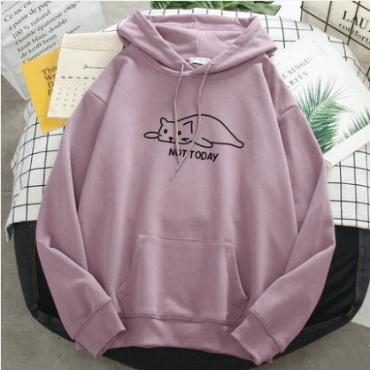 Spring And Autumn Hooded Sweater - WOMONA.COM
