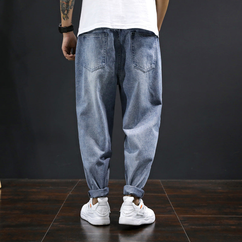 Straight Korean Casual Pants Men - WOMONA.COM