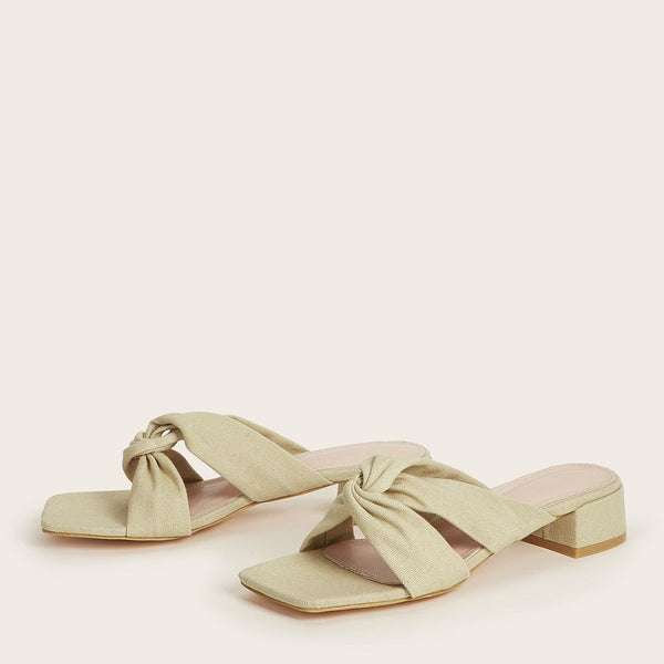 Fashion Simple Cross Strap Sandals - WOMONA.COM
